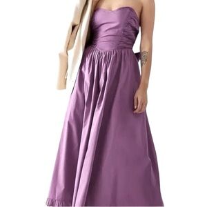 FREE PEOPLE Cohen Poplin Midi Dress Lavender 100% cotton Size Large NWOT